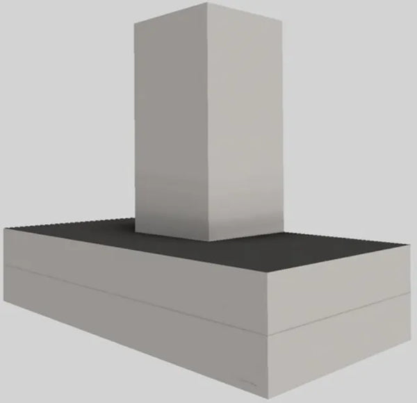 Vent A Hood 42'' 300 CFM Contemporary Wall Mount Range Hood