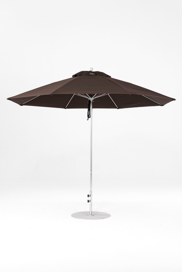 864FM-R156 Brown-Brushed Silver