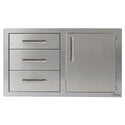 Alfresco 42 Inch Door Drawer Combo