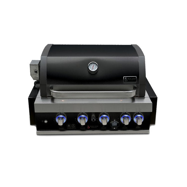 Mont Alpi 32" Black Stainless Steel Built in Grill
