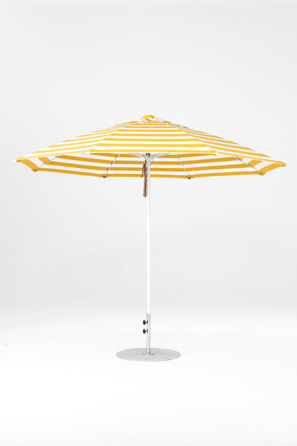 864FM-055 Yellow Stripe-Alpine White
