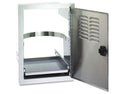 Fire Magic Single Access Door w/Tank Tray & Louvers