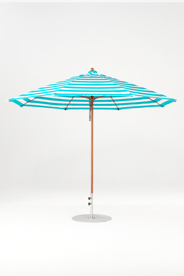 864FM-011 Turquoise Stripe-Golden Oak