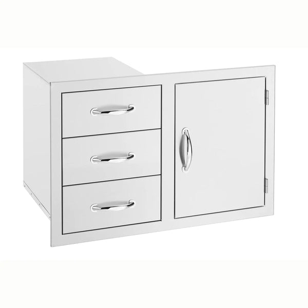 Summerset 33 Inch 3-Drawer & Access Door Combo
