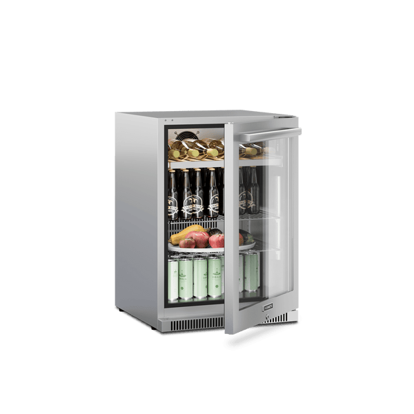 Dometic 24 Inch Outdoor Beverage Center with Glass Door and Lock