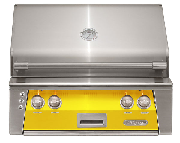 Alfresco ALXE 30-Inch Built-In Grill With Rotisserie