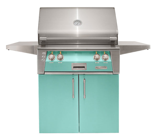 Alfresco ALXE 30-Inch Freestanding Grill With Rotisserie