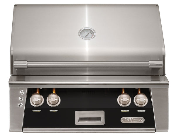 Alfresco ALXE 30-Inch Built-In Grill With Rotisserie