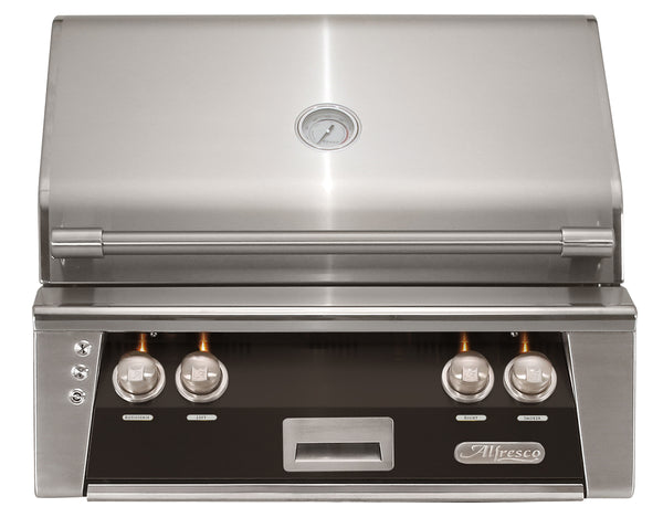 Alfresco ALXE 30-Inch Built-In Grill With Rotisserie