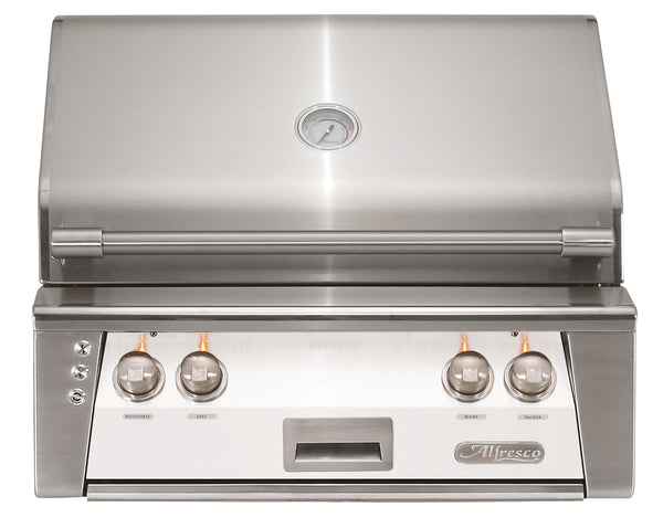 Alfresco ALXE 30-Inch Built-In Grill With Rotisserie