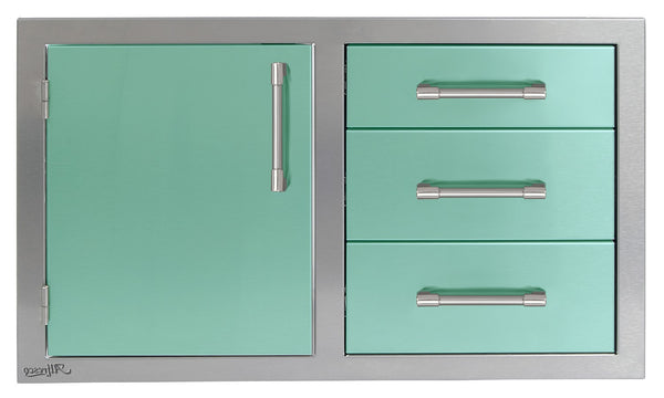 Alfresco 42 Inch Door Drawer Combo