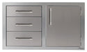 Alfresco 42 Inch Door Drawer Combo