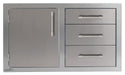 Alfresco 42 Inch Door Drawer Combo
