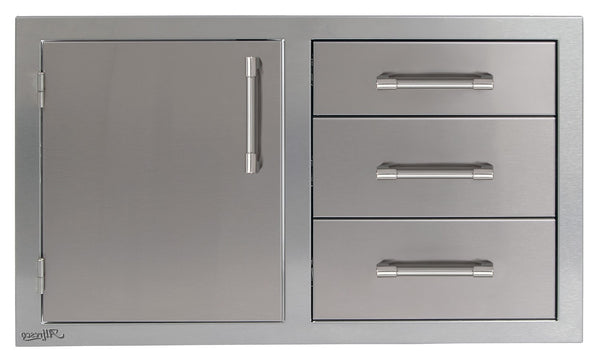 Alfresco 42 Inch Door Drawer Combo