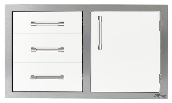 Alfresco 42 Inch Door Drawer Combo