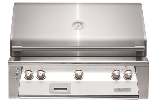 Alfresco ALXE 36-Inch Built-In Grill With Rotisserie