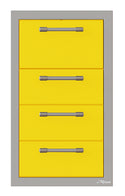Alfresco 17-Inch Triple Drawer and Towel Holder Combo