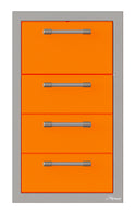 Alfresco 17-Inch Triple Drawer and Towel Holder Combo