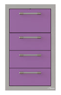 Alfresco 17-Inch Triple Drawer and Towel Holder Combo
