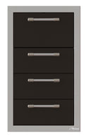 Alfresco 17-Inch Triple Drawer and Towel Holder Combo