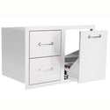 Summerset 33 Inch 2-Drawer & Vented LP Tank Pullout Drawer Combo