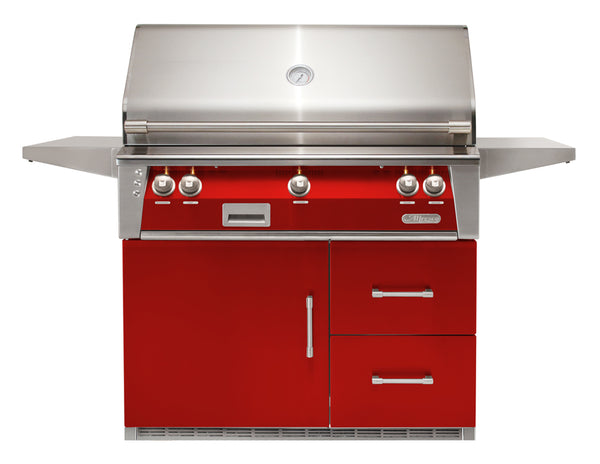 Alfresco ALXE 42-Inch Grill on Refrigerated Cart