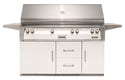 Alfresco 56-Inch Luxury All Grill with Refrigerated Cart