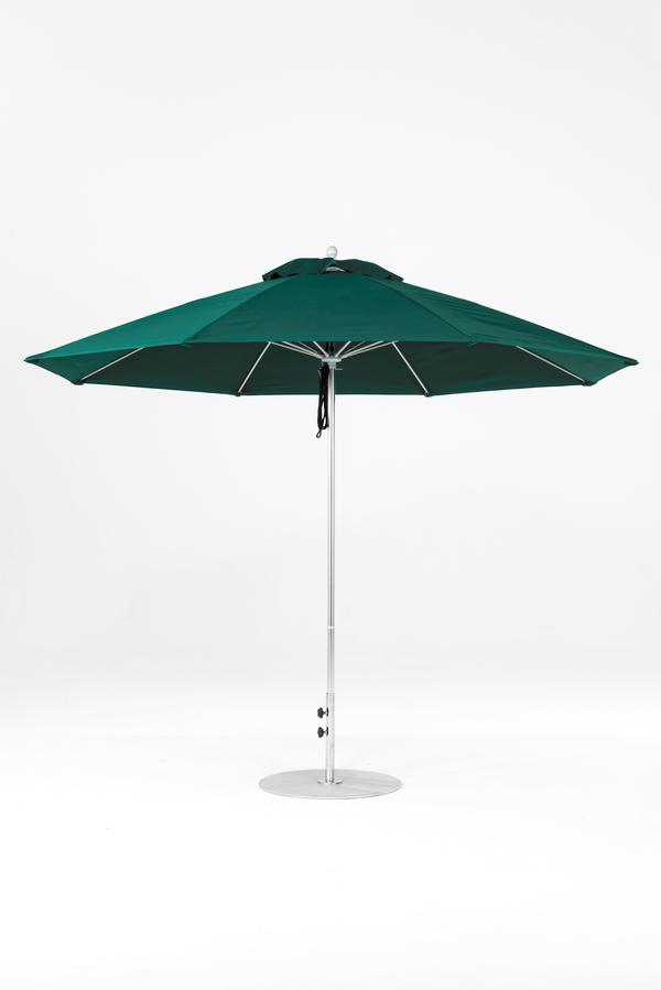 864FM-R102 Forest Green-Brushed Silver