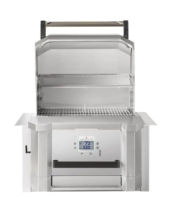 Memphis Elevate 30 pellet grill showing Wi-Fi control panel