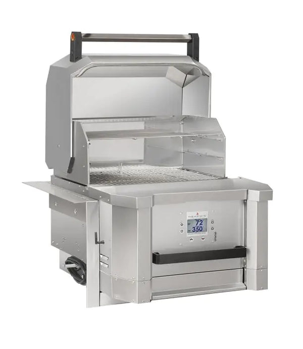 Memphis Elevate 30 pellet grill showing Wi-Fi control panel