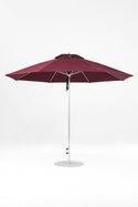 864FM-R177 Burgundy-Brushed Silver