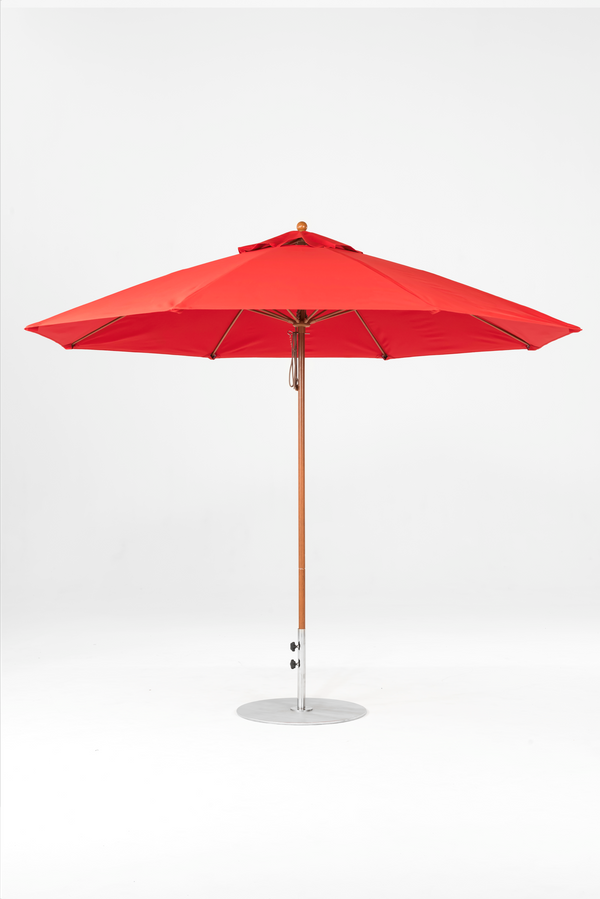 864FM-R176 Logo Red-Golden Oak