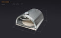 Mont Alpi Gas Fired Countertop Pizza Oven – Quick & Easy Baking