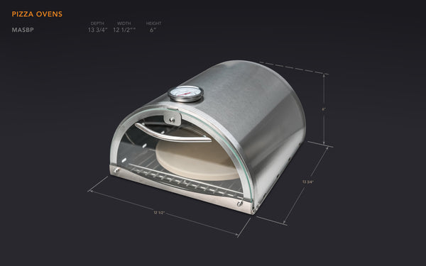 Mont Alpi Gas Fired Countertop Pizza Oven – Quick & Easy Baking