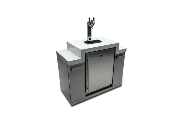 Mont Alpi 48 Inch Outdoor Kegerator with Solid Door and Lock