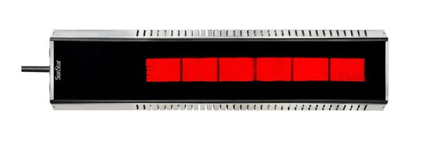 SunStar MGL Series 48" Two-Stage Propane Gas Infrared Patio Heater with Adjustable Mounting Kit