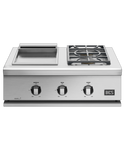 DCS 30 inch Liberty Freestanding Dual Side Burner and Griddle