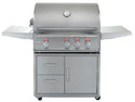 Blaze Professional Lux 34-Inch 3-Burner Freestanding Grill With Rear Infrared Burner