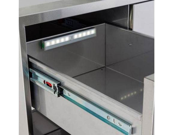 4Pro Burner Basic Cart Only with Soft Hinges and Lights