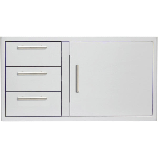 Blaze Door Drawer Combo with Soft Close Hinges and Lights