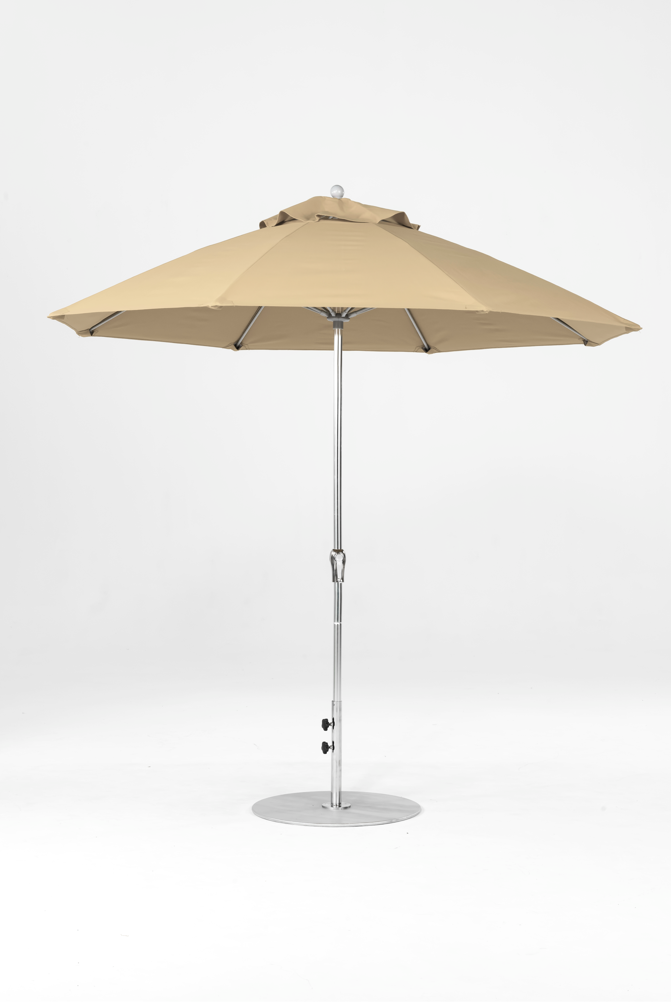 Frankford Monterey 9-Foot Octagon Fiberglass Market Umbrella — Crank,