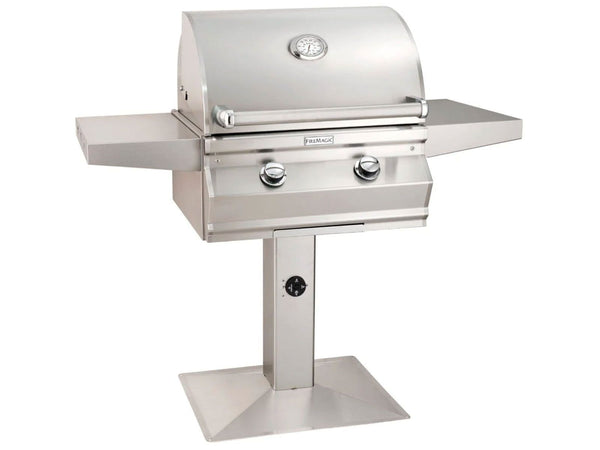 Fire Magic Choice C430s 24-Inch Patio Post Mount Gas Grill With Analog Thermometer