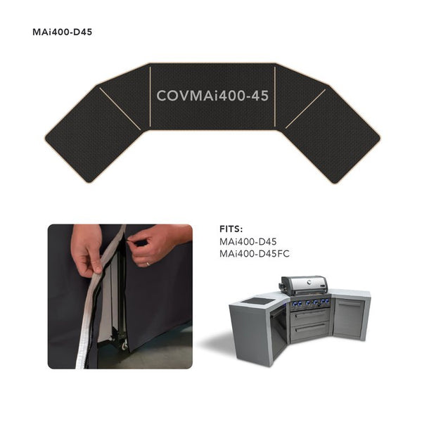 Mont Alpi 400 Island Cover with 45° Corners – Heavy-Duty Protection