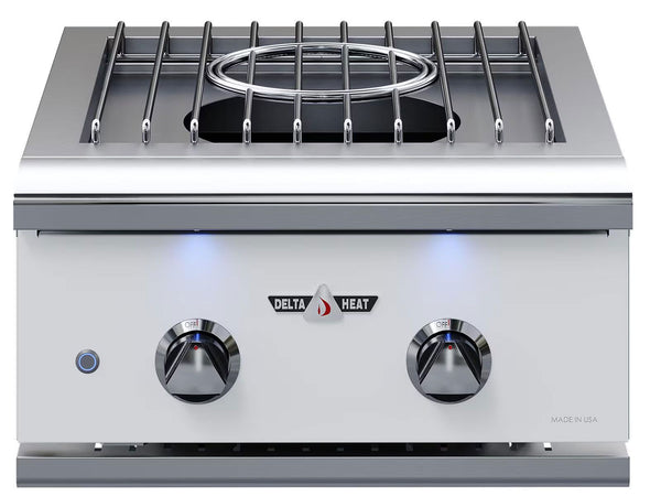 Delta Heat 22 Inch Power Burner White Control Panel