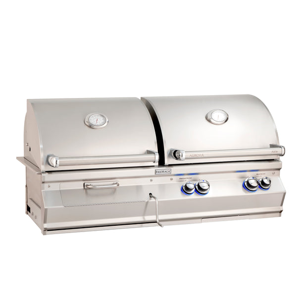 Fire Magic Aurora A830i 48-Inch Built-In Natural Gas & Charcoal Combo Grill