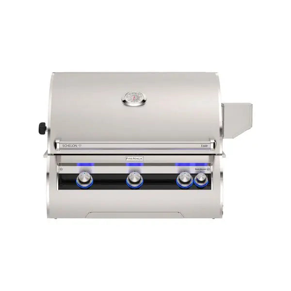 Fire Magic Echelon E660i 30 Inch Built-In Grills with Analog Thermometer