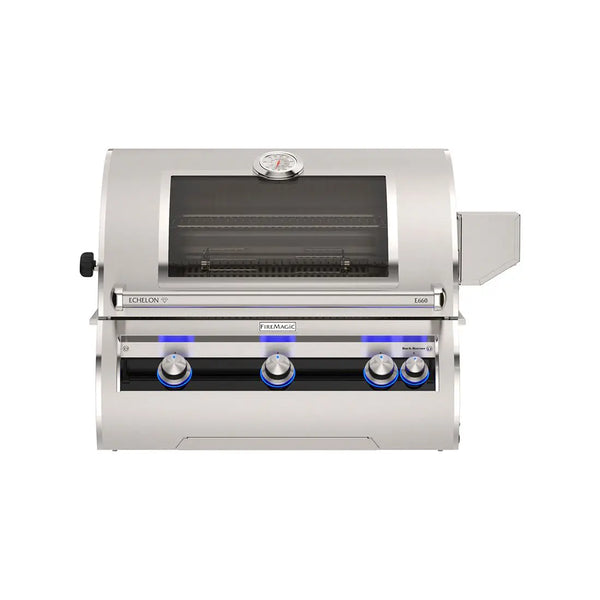 Fire Magic Echelon E660i 30 Inch Built-In Grills with Analog Thermometer