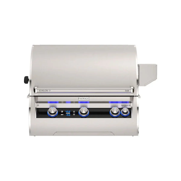 Fire Magic Echelon E660i 30 Inch Built-In Grills with Digital Thermometer