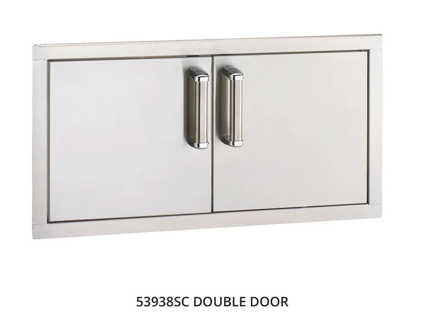 Fire Magic Contemporary Pre-Fab Island Bundle with Smoke Base & Polished Black Lava Countertop