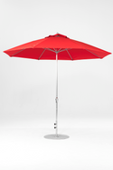 864FMC-R176 Logo Red-Brushed Silve